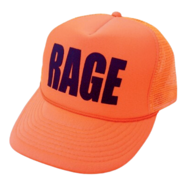 Neon Orange Rage Hat