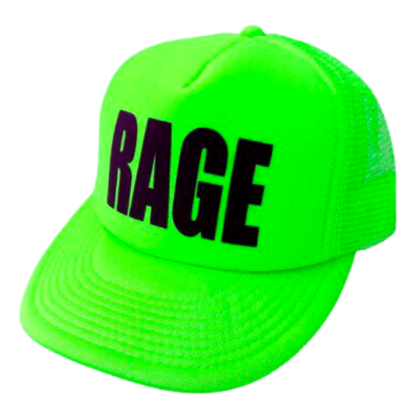 Neon Green Rage Hat